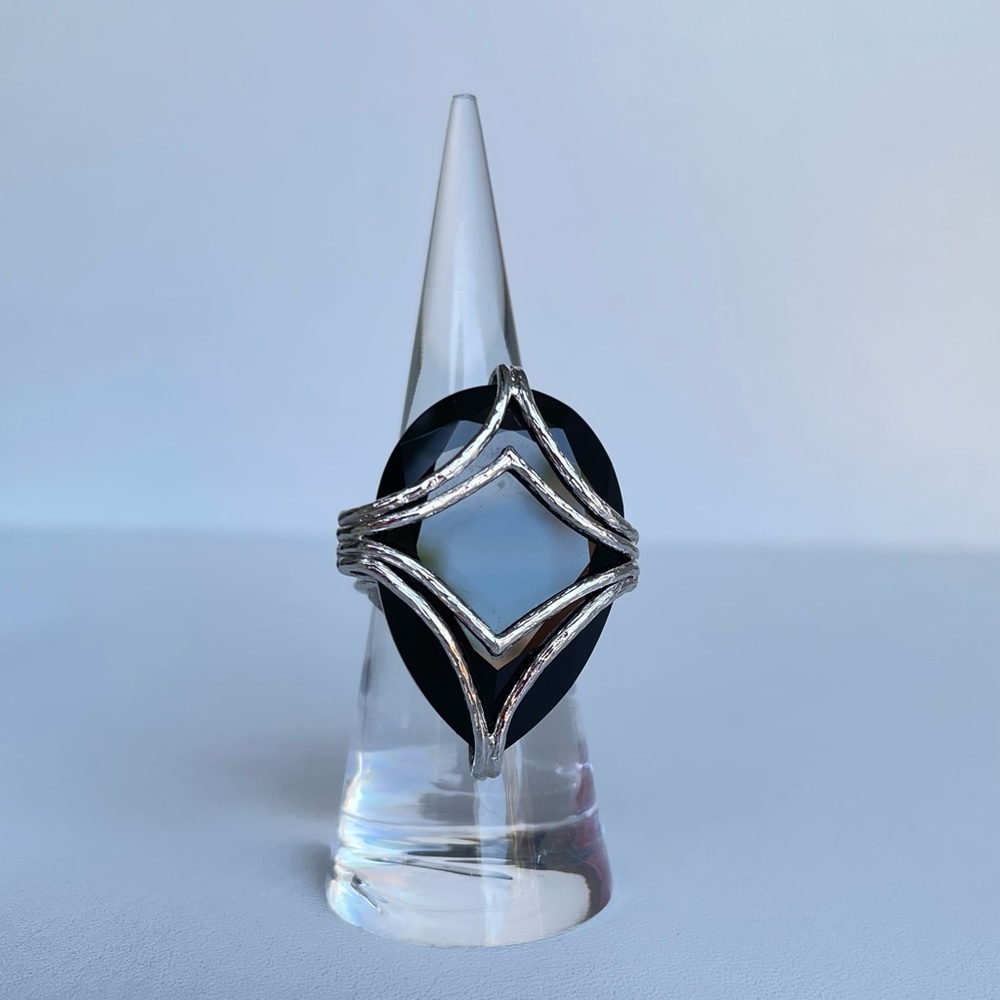 Atelier Swarovski Jet Cocktail Ring